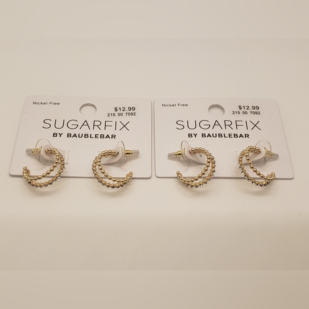 Sugarfix by BaubleBar Earrings & Ring Jewelry Lot - Picture 8 of 14